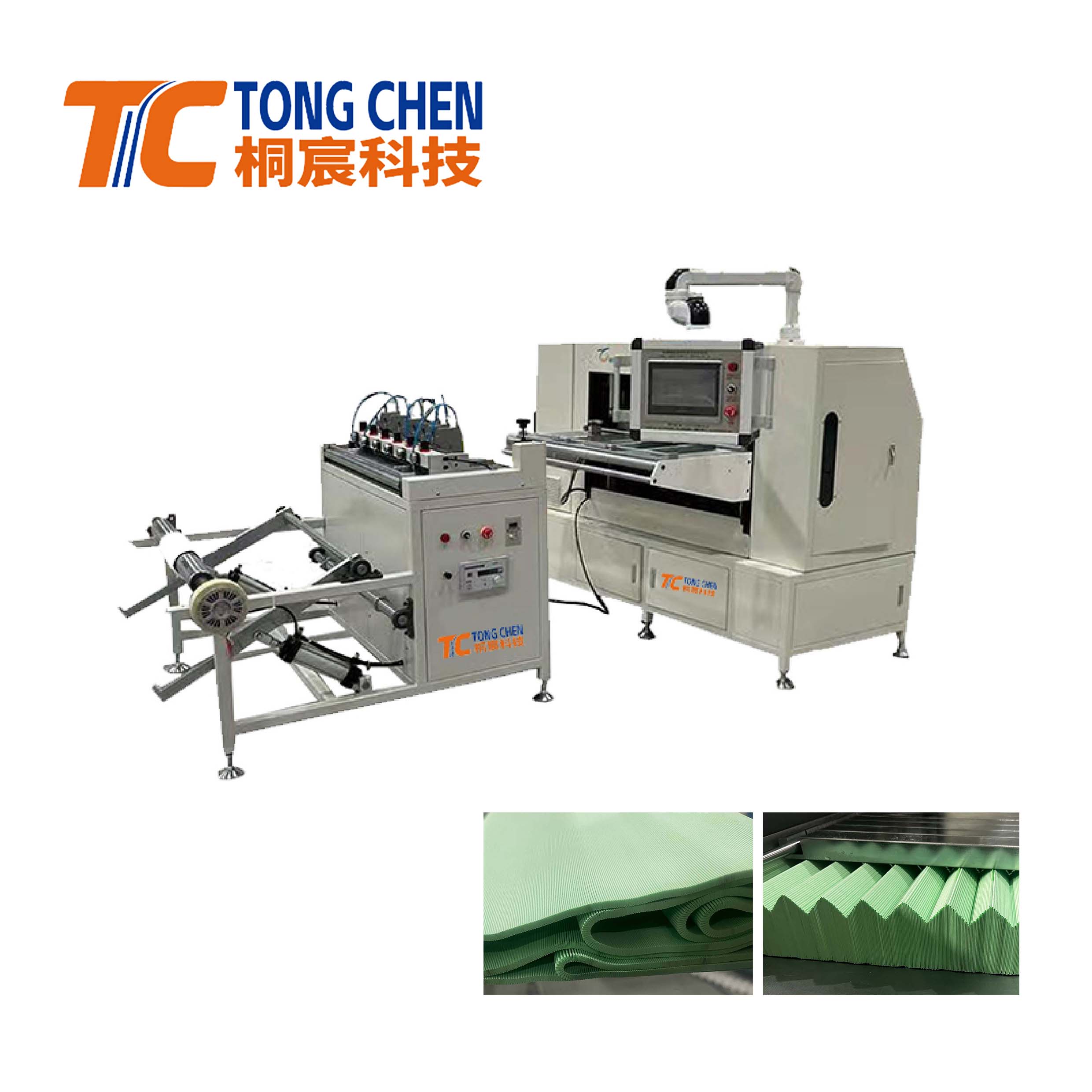 خط إنتاج طي الشفرات الأوتوماتيكي بالكامل: المحرك الأساسي لتصنيع عناصر الترشيح بدقة