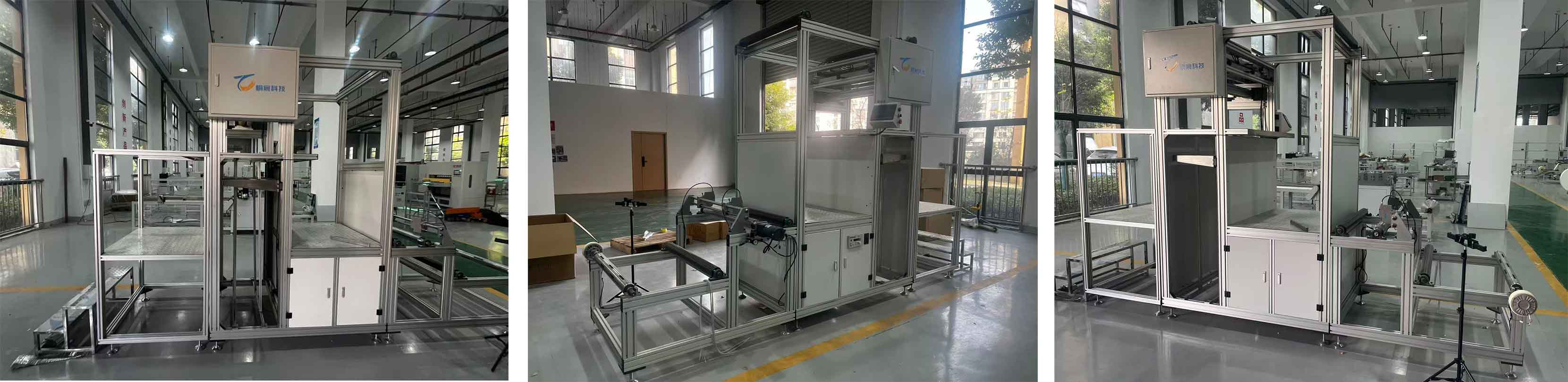 Filter making machine with partitions