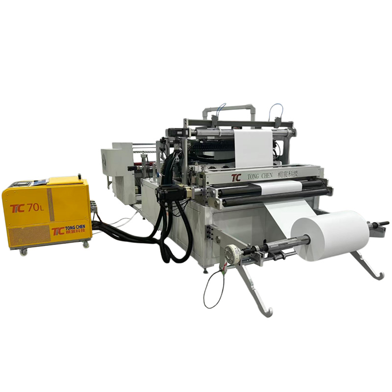 Compact origami filter machine for mini HEPA