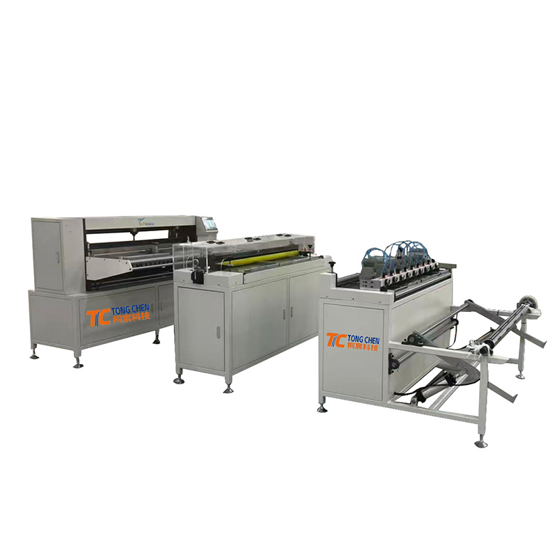 automatic filter pleating equipment